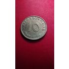 10 рейхс пфеннингов 1938 Германия. Рейх номер 3. Медь. Шикарный штемпельный блеск. (12)