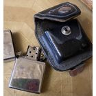 Зажигалка ZIPPO в чехле и никелированном корпусе (300 шт. тираж)