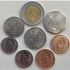 Центральная Африка 1, 2, 5, 10, 25, 50, 100, 200 франков 2024 г. Набор 8 монет