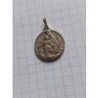 Старый католический кулон двухсторонний