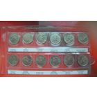 Канада 2007-09 набор памятных монет к Олимпиаде в Ванкувере 25 центов (квотер)