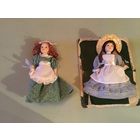 Кукла Коллекционная 2 шт Германия фарфор 70-е г
