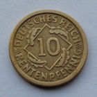 Германия - Веймарская республика 10 рентенфеннигов. 1924. A