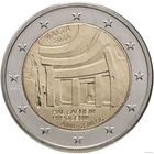 2 евро 2022 Мальта Храм Хал-Сафлиени UNC из ролла
