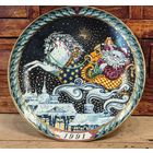 Тарелка настенная из рождественской серии, Дания