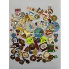 Значки СССР Одним лотом 70 шт. Тяжолая атлетика. С рубля