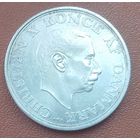 Серебро 0,800! Дания 2 кроны, 1937 25 лет правлению Кристиана Х