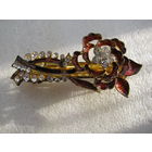 Заколка для волос. Букетик цветов.