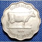 Гернси 3 пенса 1959 г.