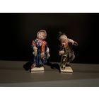 Статуэтка Жанровая Пара Нищие Попрашайки Германия Volkstedt