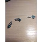 Серьги и кулон с хризопразом звезда 925 СССР