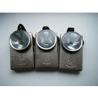 3 фонарика из СССР одним лотом.Все эмблемы разные.