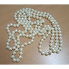 Огромные бусы времен СССР. 180см. Искуственный жемчуг