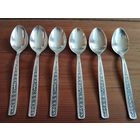 Ложки чайные Бакинская Роза, мельхиор. СССР