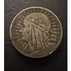 5 злотых 1933 г.  Польша. (2)  Ядвига.  Серебро. ЛЮКС