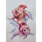 Картина "Золотые рыбки"