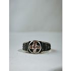 Серебряное кольцо Спаси и Сохрани с камушками.