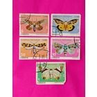 Куба. Бабочки. ( 5 марок ) 1979 года. 2-13.