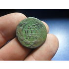 Денга 1754 г. Российская Империя (1) Елизавета Петровна редкая