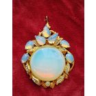 Старинная антикварная подвеска-кулон. 19 век. . Перламутр.