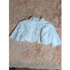 Болеро накидка шубка на плечи свадебная небольшая