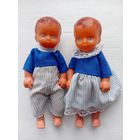 Пупсики. Из 90-х. Миниатюрные куклы. 11 см. Пара одним лотом