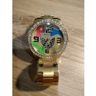 Часы Neoglory рlayboy с браслетом, в идеальном состоянии. Почта за Ваш счёт.