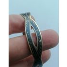 Браслет серебро 875 пр Северная чернь, не частый. Торги с Рубля