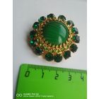 Красивейшая брошь Чехословакия  в очень хорошем состоянии самая привлекательная цена трёхдневный аукцион