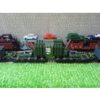 Железнодорожный транспортер с генератором  10-и осный  "LIMA"  Италия б/у 1/87 HO