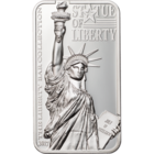 Острова Кука 10 долларов 2017г. "Статуя Свободы". Монета в капсуле; подарочном футляре; сертификат; коробка. СЕРЕБРО 62,27гр.(2 oz).