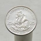 Восточно-Карибские Штаты 25 центов 2002