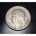 2 злотых 1934. Ядвига. Польша, серебро