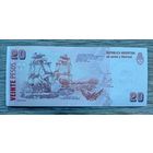 Werty71 Аргентина 20 песо 2003 UNC банкнота Корабль 2018