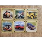 Карточки - авто ретро 6 шт