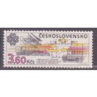 Чехословакия 1983 почтовый транспорт Самолет Автомобиль Паровоз ** (К1 236
