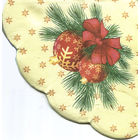 Салфетка для декупажа 33х33см. Бронза. Звездочки.