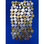 Монеты разных стран 100 штук, без повторов. без РФ,СССР и Украины.