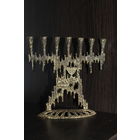 Латунный подсвечник менора, на 7 свечей, клеймо.