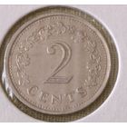 Мальта. 2 цента 1972 года.