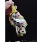 Игрушка ёлочная Лошадка, стекло. СССР