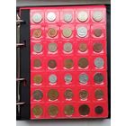 Альбом с монетами мира , 280 штук ( без повторов ) .