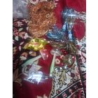 Ёлочные игрушки Грибок поганочка 60-е+бонусом дождики СССР. торг разумный