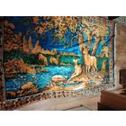 Ковёр на стену олени плюш СССР размер 204 - 127 см.