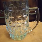 Кружка пивная стекло винтажная,клеймо