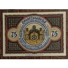 Нотгельд 75 пфеннигов 1921 год. Оснабрюк. Веймарская республика