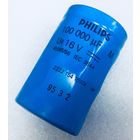 100000 мкф - 16 В. Электролитический конденсатор. Philips. 100000мкф 16В