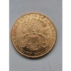 20 долларов США 1904 год! Золото!