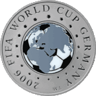 Футбол Чемпионат мира 2006 Германия 20 руб 2005 серебро