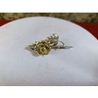 С рубля без мц. брошь "розочка" 925пр.дл4.5см. высота 2.5 см.